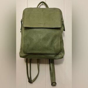 A Rare Beautiful Sea Green Leather American Leather Co. Backpack Handbag Bag